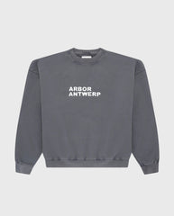 Puff Logo Crewneck Grey Arbor Antwerp