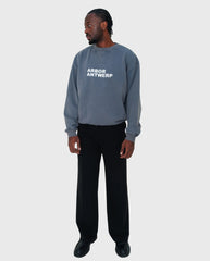 Puff Logo Crewneck Grey