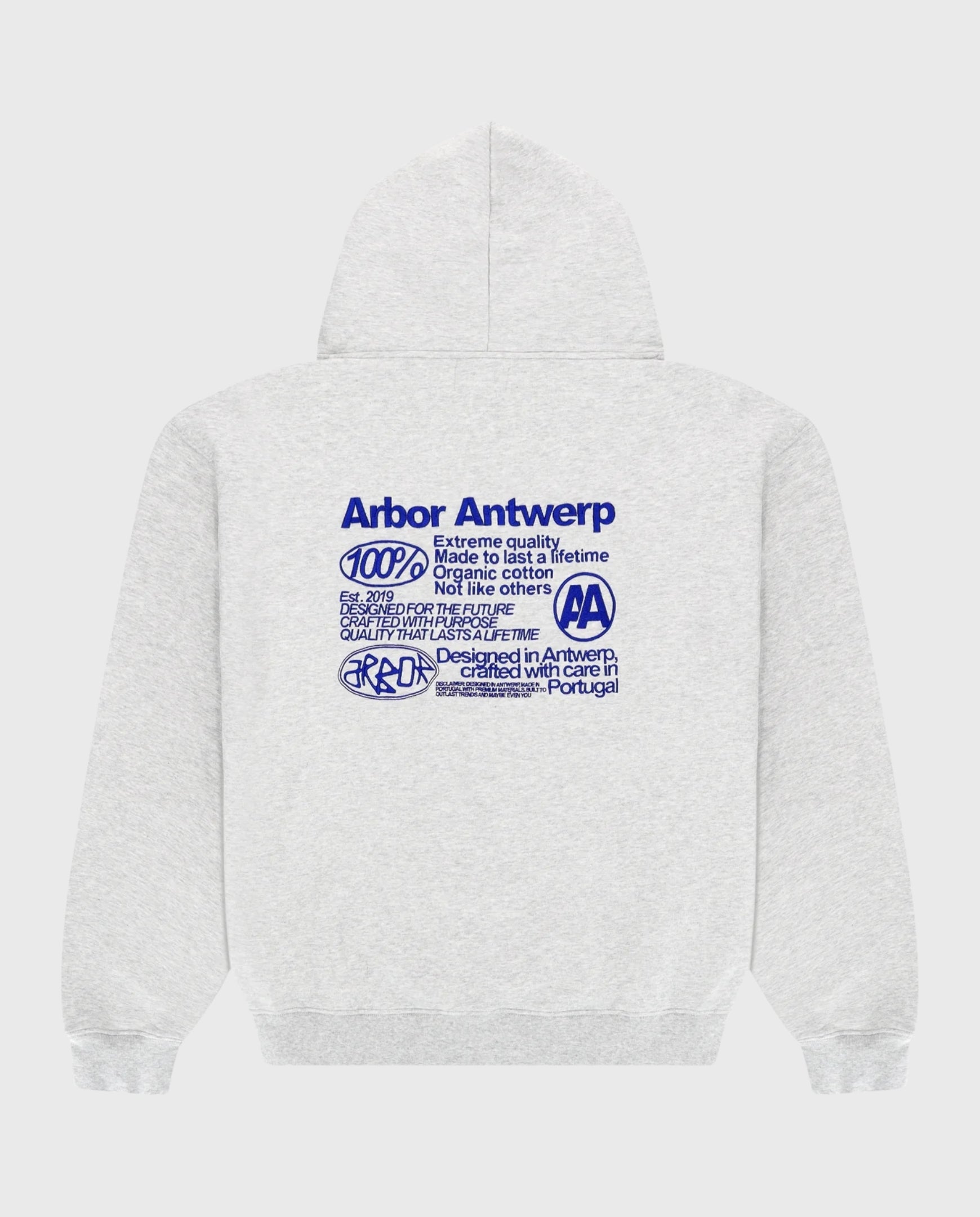 Quality Grey Hoodie Arbor Antwerp