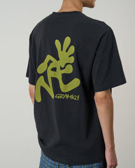 Running Man Tee Vintage Black