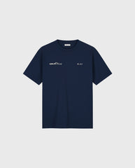 Script Friends Boxy T-Shirt Navy