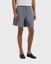 Seersucker Shorts Heather Grey