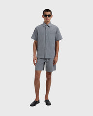Seersucker Shorts Heather Grey