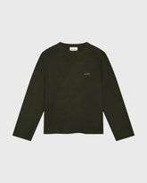 Signature Knitted Crewneck Olive Night
