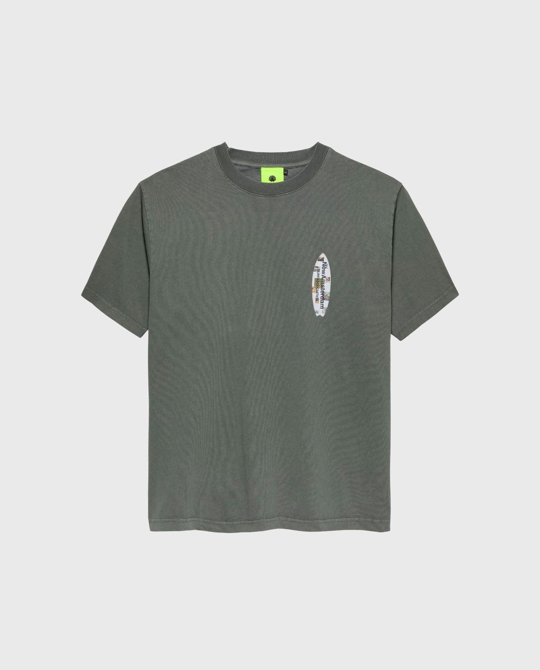 Surf Zine Tee Shark Green