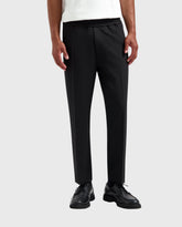 Tailored Slim Elasticated Pants Black
