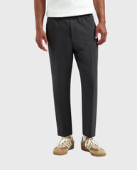 Tailored Slim Elasticated Pants Grey Melange
