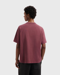 Washed Signature T-Shirt Rum Raisin