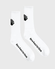 Logo Socks White