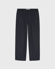 Wool Work Trousers Navy/Blue Pinstripe