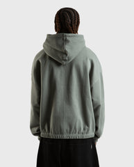 Yard Boxy Zip Hoodie Loden Green