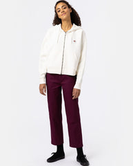 Oakport Zipped Hoodie W Ecru