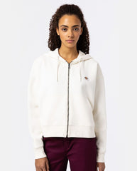 Oakport Zipped Hoodie W Ecru