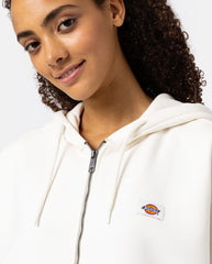 Oakport Zipped Hoodie W Ecru