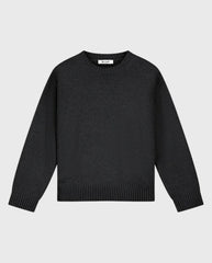 Essential Knitted Crewneck Black