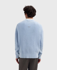 Washed Knitted Essential Crewneck Windsurfer