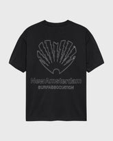 Zwart Cpr T-shirt met grote rugprint NewAmsterdam Surf Association