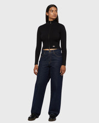 East Helena Rib Zip-Throu Black