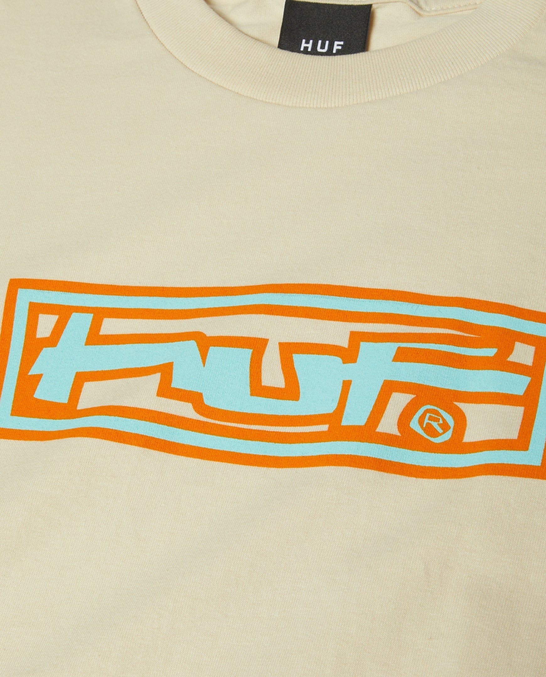huf Stretch T-Shirt Cream