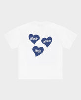 Triple Love T-shirt Blue