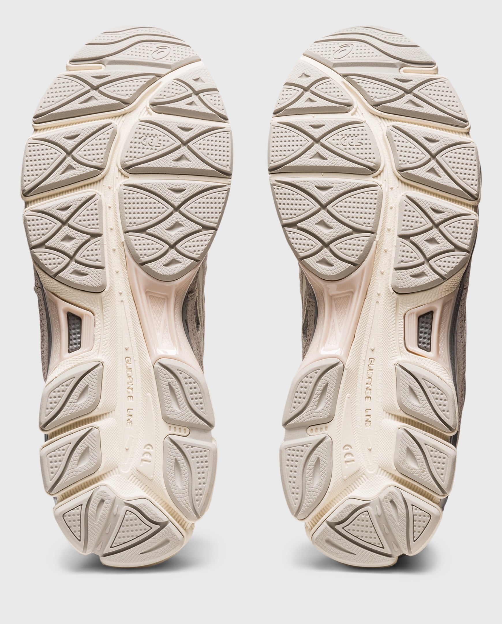 Sneakerszool met profiel, crème en beige tussenzool