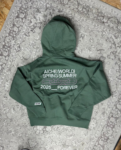 Aiche Chain Hoodie Green