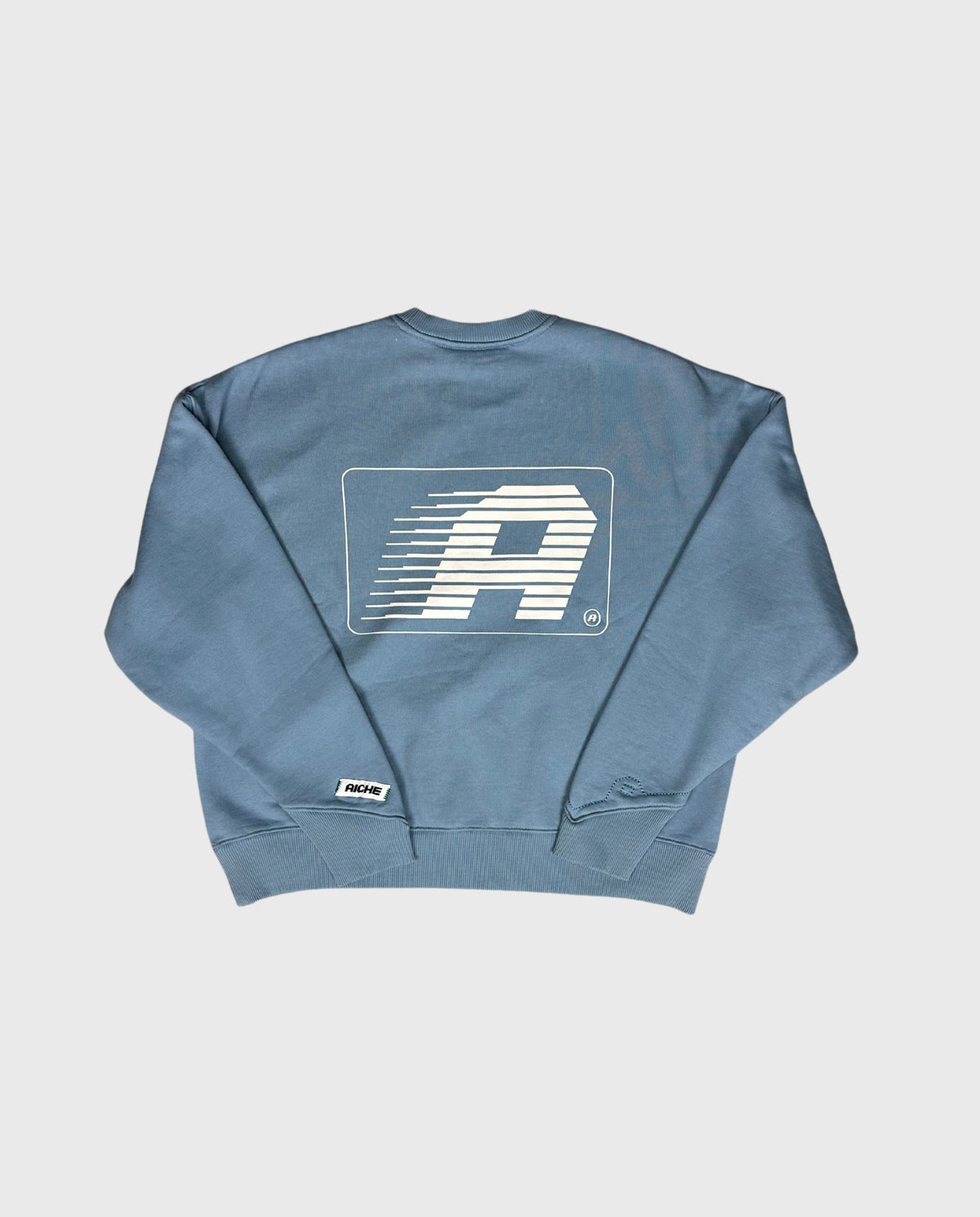 Aiche Racing Crewneck Washed Blue