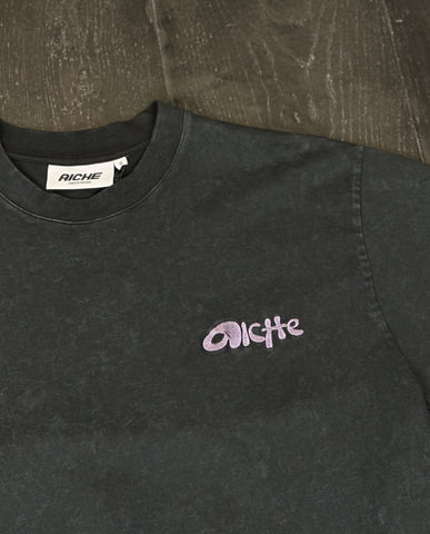 Aiche Muddy Logo T-Shirt Black