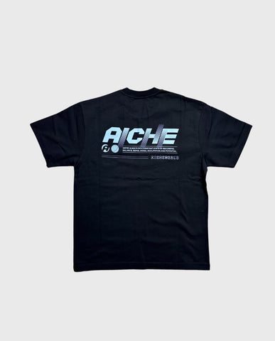 Aiche Multi Logo T-Shirt Black