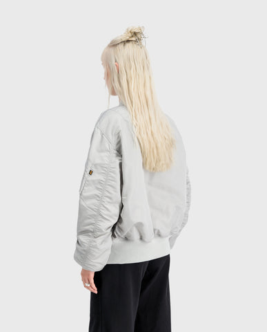 Alpha Industries MA-1 Bomber Jacket Heritage Pastel Grey