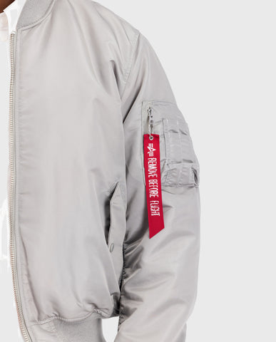 Alpha Industries MA-1 Bomber Jacket Heritage Pastel Grey