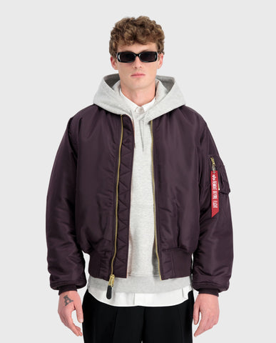 Alpha Industries MA-1 Bomber Jacket Heritage Plum