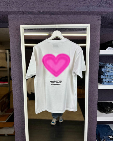 Arbor Antwerp Pink Gradient Heart T-Shirt