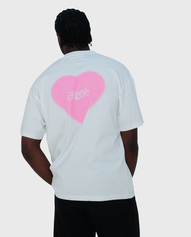 Pink Faded Heart T-Shirt