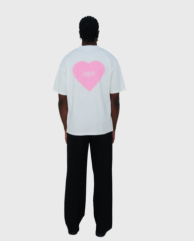 Pink Faded Heart T-Shirt