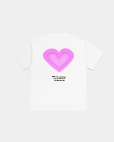 Arbor Antwerp Pink Gradient Heart T-Shirt