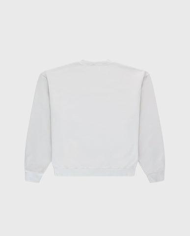 Puff Logo Crewneck Off White