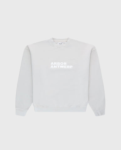 Puff Logo Crewneck Off White