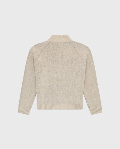 Wool Knitted Jacket Off White