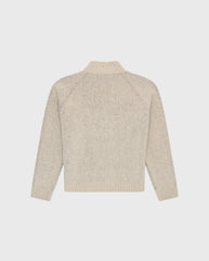 Wool Knitted Jacket Off White