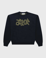 Arbor Antwerp Yellow Knit Navy