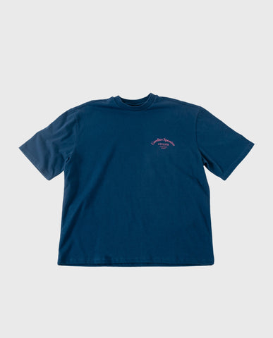 Goodies Sportive Premium Blue T-Shirt Stone Wash