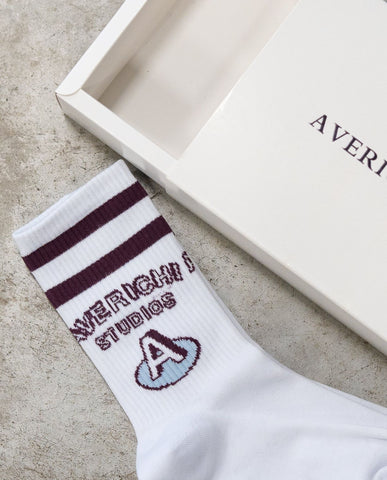 Hype Temple Socks White