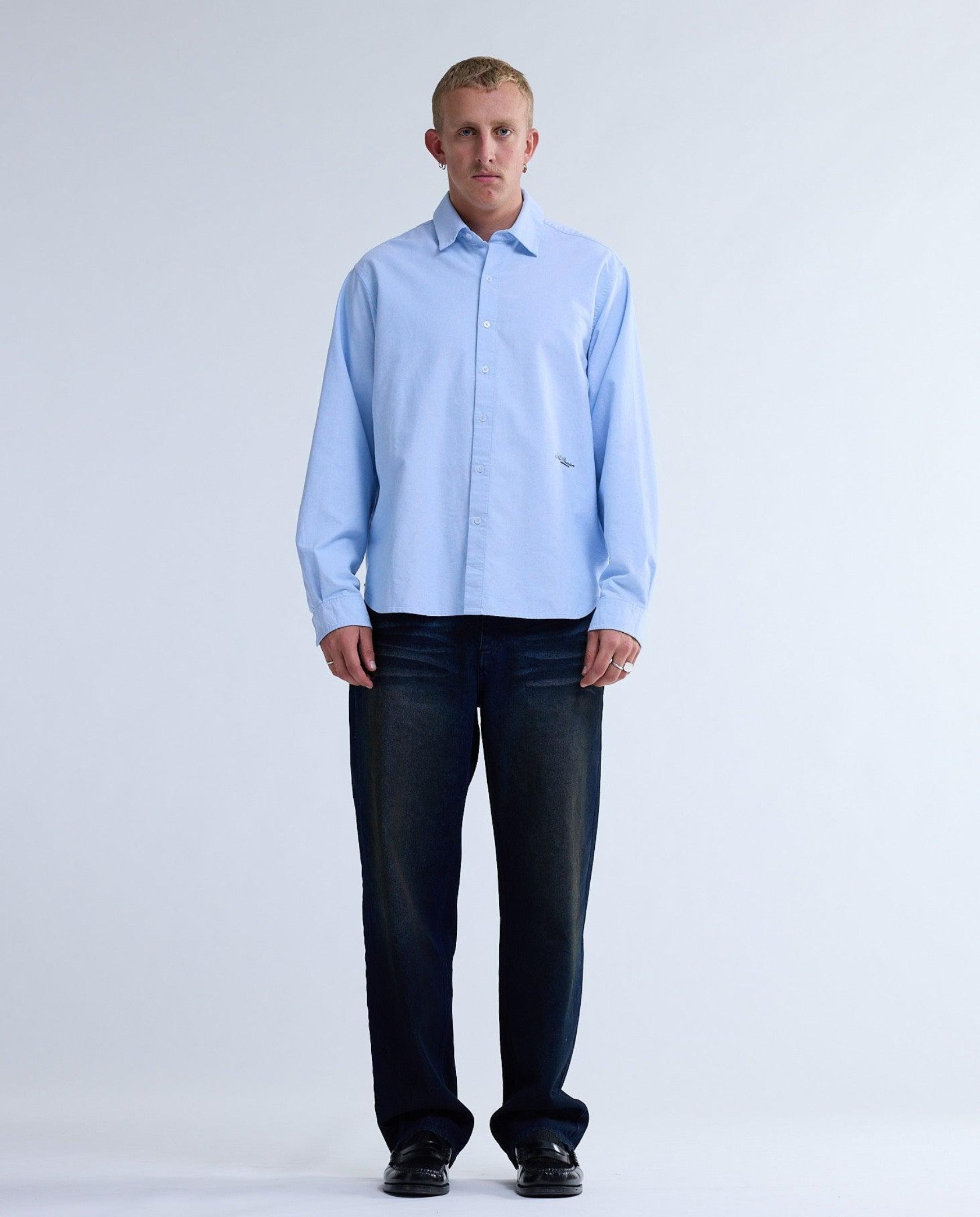 Beach Shirt Oxford Light Blue