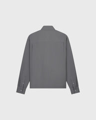 Double Faced Boxy Shirt Grey