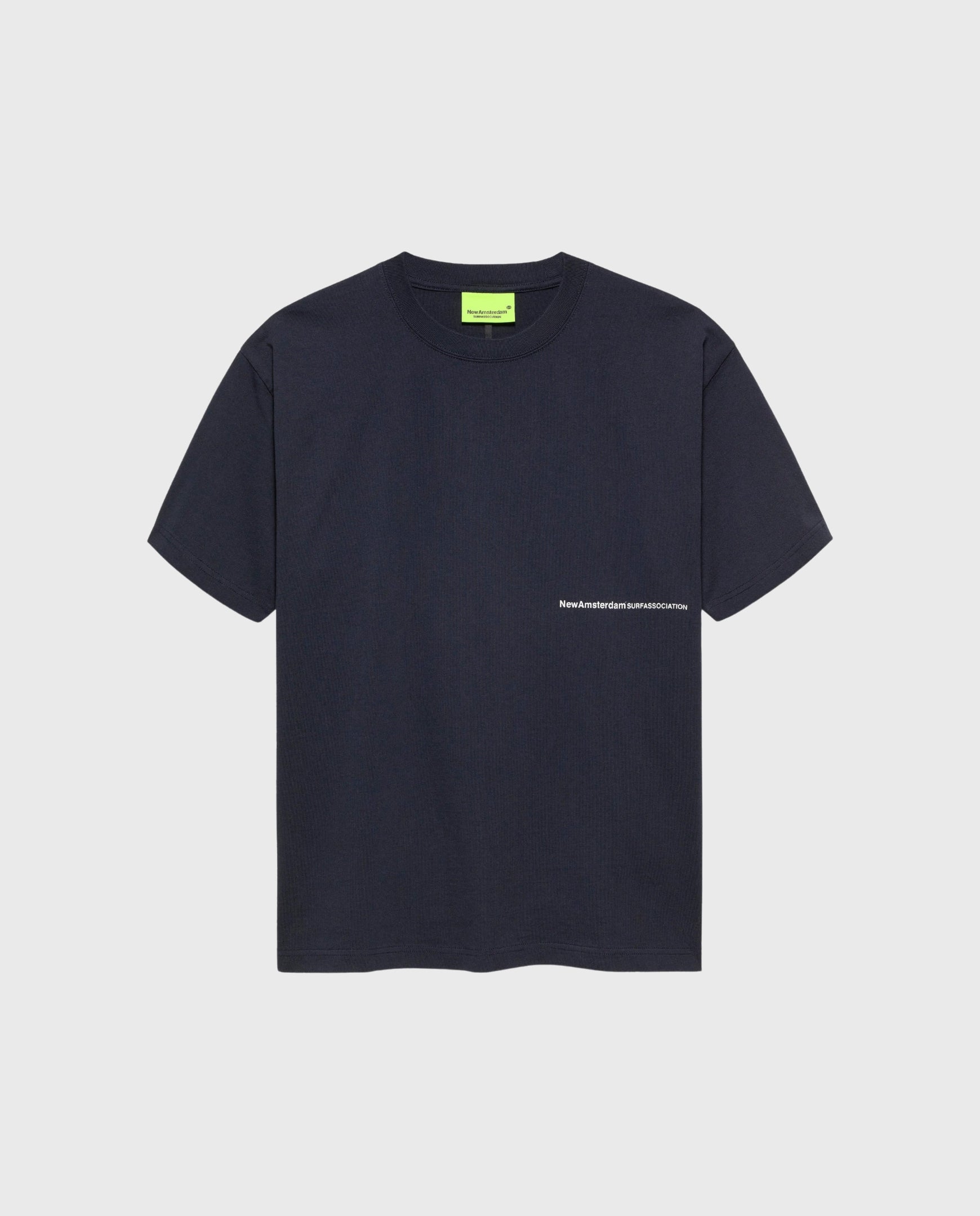 Back Zip Tee Navy