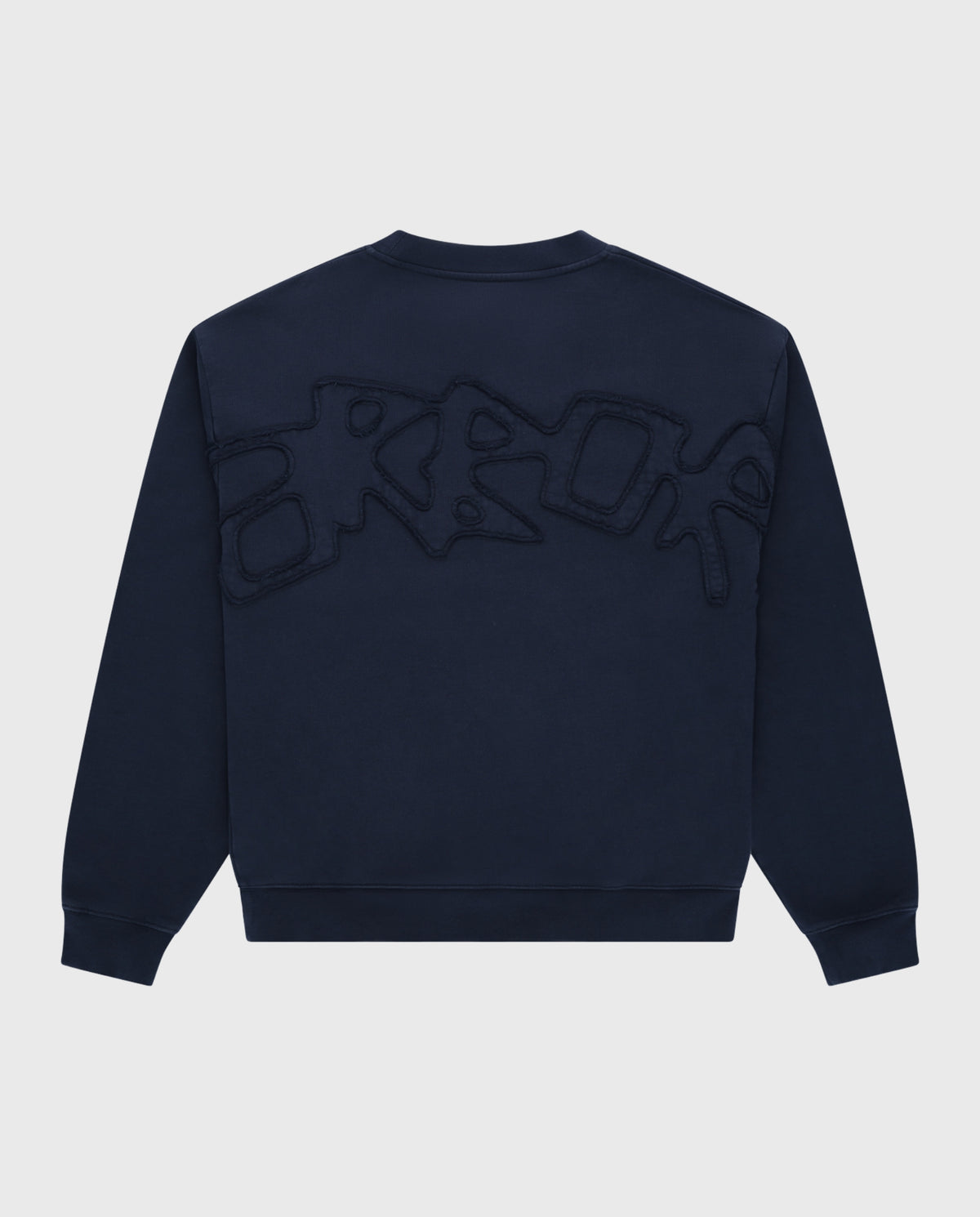 Big Application Crewneck Dark Blue Arbor