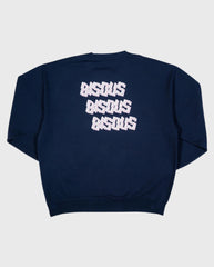 Bisous X3 Crewneck Navy