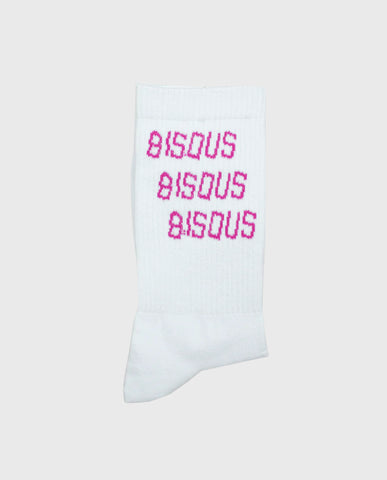 Socks Bisous X3 White / pink