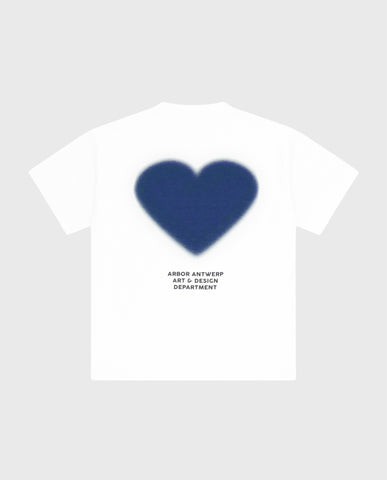 Arbor Antwerp Blue Faded Heart T-Shirt | Noble